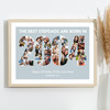 Photo Collage Blue Birthday Gift For Stepdad 35-Photo Year 2004 Print Or Canvas Photo Collage Blue Birthday Gift For Stepdad 35-Photo Year 2004 Print Or Canvas