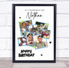 Photo Collage Kids Boys Birthday Custom Gift 7-Photo Stars Blue Print Or Canvas Photo Collage Kids Boys Birthday Custom Gift 7-Photo Stars Blue Print Or Canvas