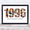 Photo Collage White Birthday Gift For Anyone 22-Photo Year 1995 Print Or Canvas