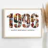 Photo Collage White Birthday Gift For Anyone 22-Photo Year 1995 Print Or Canvas