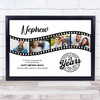 Photo Collage 21st Birthday Gift For Nephew 4-Photo Camera Film Print Or Canvas