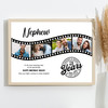 Photo Collage 21st Birthday Gift For Nephew 4-Photo Camera Film Print Or Canvas