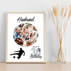 Photo Collage 30th Birthday Gift For Husband 14-Photo Football Print Or Canvas Photo Collage 30th Birthday Gift For Husband 14-Photo Football Print Or Canvas
