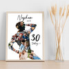 Photo Collage 30th Birthday Custom Gift For Nephew 9-Photo Man Print Or Canvas