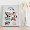 Photo Collage 40th Birthday Custom Gift For Daddy 7-Photo Grey Print Or Canvas Photo Collage 40th Birthday Custom Gift For Daddy 7-Photo Grey Print Or Canvas