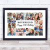Photo Collage 50th Birthday Custom Gift For Boyfriend 22-Photo Print Or Canvas Photo Collage 50th Birthday Custom Gift For Boyfriend 22-Photo Print Or Canvas