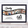 Photo Collage 60th Birthday Gift For Aunty 4-Photo Camera Film Print Or Canvas Photo Collage 60th Birthday Gift For Aunty 4-Photo Camera Film Print Or Canvas
