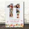 Photo Collage 6-Photo 11th Birthday Gift For Kids Girls Floral Print Or Canvas