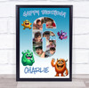 Photo Collage 8-Photo 6th Birthday Gift For Kids Boys Monsters Print Or Canvas Photo Collage 8-Photo 6th Birthday Gift For Kids Boys Monsters Print Or Canvas