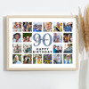 Photo Collage 90th Birthday Gift For Cousin 20-Photo Landscape Print Or Canvas Photo Collage 90th Birthday Gift For Cousin 20-Photo Landscape Print Or Canvas