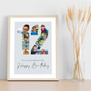 Photo Collage 11-Photo 12th Birthday Custom Gift For Boys Blue Print Or Canvas Photo Collage 11-Photo 12th Birthday Custom Gift For Boys Blue Print Or Canvas