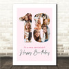 Photo Collage 9-Photo 18th Birthday Custom Gift For Girls Pink Print Or Canvas