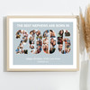 Photo Collage Blue Birthday Gift For Nephew 34-Photo Year 2006 Print Or Canvas