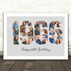 Photo Collage Grey Birthday Gift For Anyone 25-Photo Year 1966 Print Or Canvas Photo Collage Grey Birthday Gift For Anyone 25-Photo Year 1966 Print Or Canvas