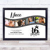 Photo Collage 16th Birthday Gift For Niece 4-Photo Camera Film Print Or Canvas Photo Collage 16th Birthday Gift For Niece 4-Photo Camera Film Print Or Canvas