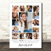 Photo Collage 16th Birthday Custom Gift Granddaughter 15-Photo Print Or Canvas Photo Collage 16th Birthday Custom Gift Granddaughter 15-Photo Print Or Canvas