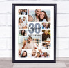 Photo Collage 30th Birthday Custom Gift For Boyfriend 10-Photo Print Or Canvas Photo Collage 30th Birthday Custom Gift For Boyfriend 10-Photo Print Or Canvas