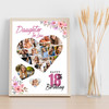 Photo Collage 18th Birthday Gift For Daughter-In-Law 19-Photo Print Canvas Photo Collage 18th Birthday Gift For Daughter-In-Law 19-Photo Print Canvas