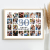 Photo Collage 30th Birthday Custom Gift For Grandson 20-Photo Print Or Canvas Photo Collage 30th Birthday Custom Gift For Grandson 20-Photo Print Or Canvas