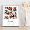 Photo Collage Father's Day Gift For Daddy 9-Photo There Is No One Like You Print