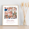 Photo Collage Custom Gift For Grandma Mother's Day 9-Photo No One Like You Print
