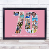 Photo Collage Print Or Canvas 70th Birthday Gift For Her 16-Photo Number 70 Pink Photo Collage Print Or Canvas 70th Birthday Gift For Her 16-Photo Number 70 Pink