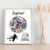 Photo Collage Print Or Canvas 80th Birthday Gift For Boyfriend 14-Photo Football Photo Collage Print Or Canvas 80th Birthday Gift For Boyfriend 14-Photo Football