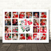 Photo Collage Print Canvas First Christmas Gift For Baby 20-Photo Red Poinsettia Photo Collage Print Canvas First Christmas Gift For Baby 20-Photo Red Poinsettia