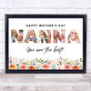 Photo Collage Gift For Nanna Mother's Day 3-Photo Nanna You Are The Best Print