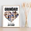 Photo Collage Gift For Grandad Father's Day 14-Photo Dad You're Awesome Print Photo Collage Gift For Grandad Father's Day 14-Photo Dad You're Awesome Print