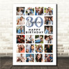 Photo Collage Print Or Canvas 30th Birthday Custom Gift For Nephew 20-Photo