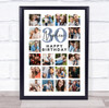 Photo Collage Print Or Canvas 30th Birthday Custom Gift For Nephew 20-Photo