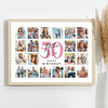 Photo Collage Print Or Canvas 50th Birthday Gift For Mother-In-Law 20-Photo
