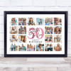 Photo Collage Print Or Canvas 50th Birthday Gift For Sister-In-Law 20-Photo