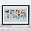 Photo Collage Blue Birthday Gift For Father-In-Law 22-Photo Year 1985 Print Photo Collage Blue Birthday Gift For Father-In-Law 22-Photo Year 1985 Print