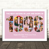 Photo Collage Pink Birthday Gift For Sister-In-Law 23-Photo Year 1996 Print Photo Collage Pink Birthday Gift For Sister-In-Law 23-Photo Year 1996 Print