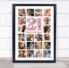 Photo Collage Print Or Canvas 21st Birthday Gift For Sister-In-Law 20-Photo