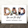 Photo Collage Father's Day Gift For Dad 3-Photo Dad You Are The Best Print Photo Collage Father's Day Gift For Dad 3-Photo Dad You Are The Best Print