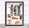 Photo Collage 10-Photo 10th Birthday Gift For Kids Boys Harry Potter Print