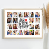 Photo Collage Valentine's Day Gift 20-Photo Life Is Better With You Print Canvas