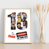 Photo Collage 9-Photo 18th Birthday Gift For Teens Boys Danger Sign Print Canvas Photo Collage 9-Photo 18th Birthday Gift For Teens Boys Danger Sign Print Canvas