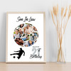 Photo Collage 21st Birthday Gift For Son-In-Law 14-Photo Football Print Canvas Photo Collage 21st Birthday Gift For Son-In-Law 14-Photo Football Print Canvas