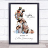 Photo Collage Cotton 2nd Wedding Anniversary Gift 14-Photo Couple Print Canvas Photo Collage Cotton 2nd Wedding Anniversary Gift 14-Photo Couple Print Canvas