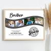 Photo Collage 40th Birthday Gift For Brother 4-Photo Camera Film Print Or Canvas Photo Collage 40th Birthday Gift For Brother 4-Photo Camera Film Print Or Canvas