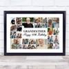 Photo Collage 50th Birthday Custom Gift For Grandfather 22-Photo Print Or Canvas