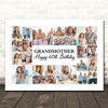 Photo Collage 60th Birthday Custom Gift For Grandmother 22-Photo Print Or Canvas