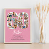 Photo Collage 60th Birthday Custom Gift For Her 18-Photo 60 Pink Print Or Canvas Photo Collage 60th Birthday Custom Gift For Her 18-Photo 60 Pink Print Or Canvas