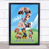 Photo Collage 6-Photo 2nd Birthday Gift For Kids Boys Paw Patrol Print Or Canvas
