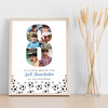 Photo Collage 6-Photo 8th Birthday Football Custom Gift For Boys Print Or Canvas