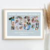 Photo Collage Blue Birthday Gift For Grandson 22-Photo Year 1985 Print Or Canvas